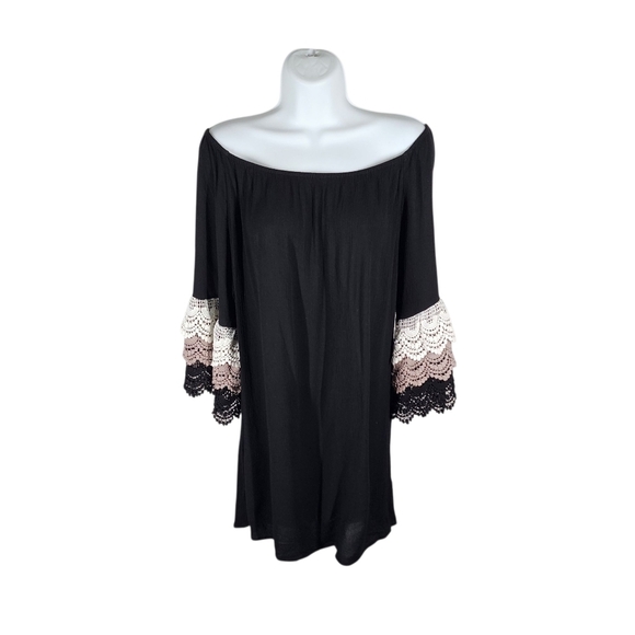 UMGEE BOHO CROCHET SLEEVES DRESS - Picture 3 of 10